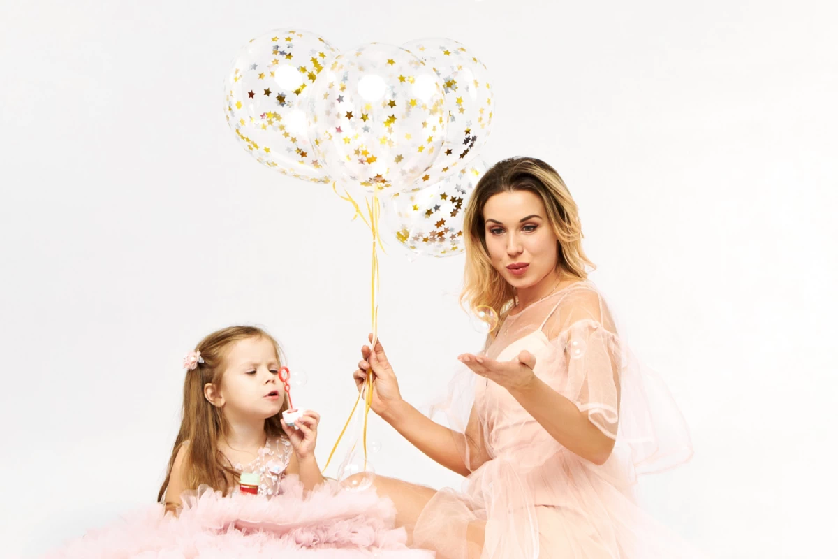 Balony z confetti na slub i wesele dekoracje Balony z confetti na slub i wesele dekoracje