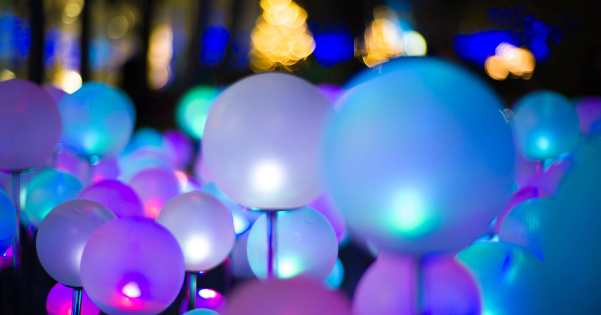 Dekoracje balonowe - balony LED