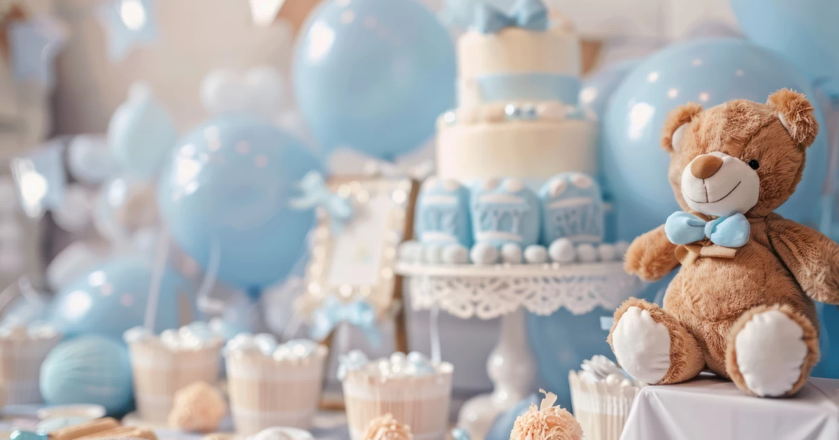 Dekoracje na Baby Shower