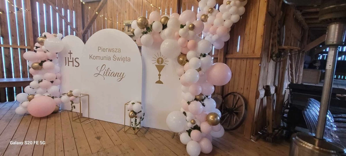 Ścianka dekoracyjna na impreze