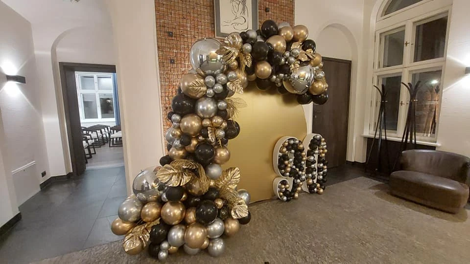 girlanda 90 z dodatkiem liści